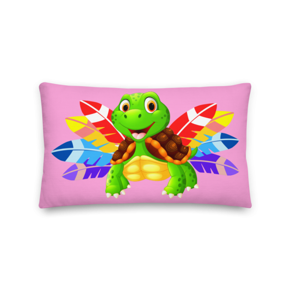 Premium Naptime Tortoise Cushion (Pink) - Image 2