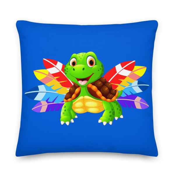 Premium Naptime Tortoise Cushion (Blue)