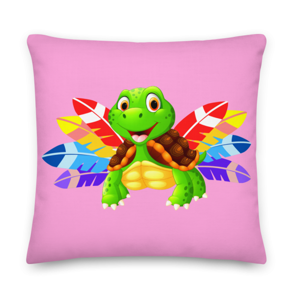 Premium Naptime Tortoise Cushion (Pink)