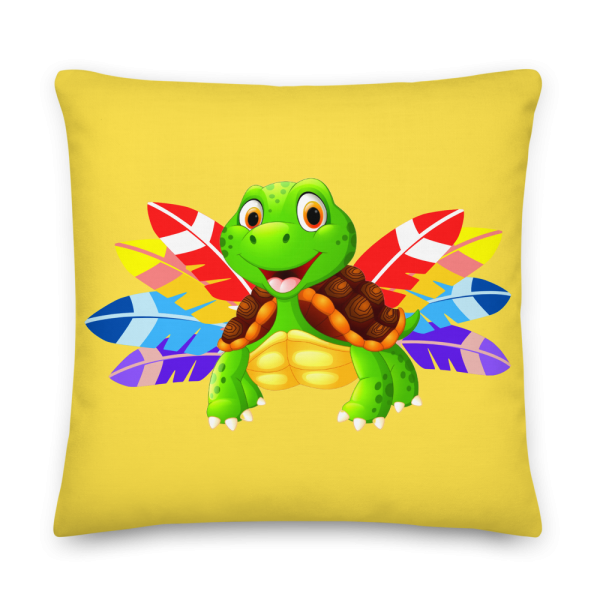 Premium Naptime Tortoise Cushion (Yellow)