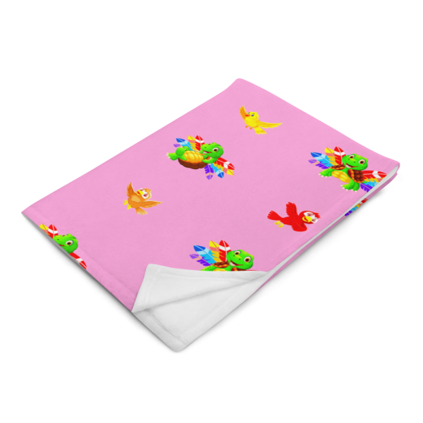 Premium Naptime Tortoise Blanket (Pink)