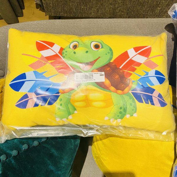 Premium Naptime Tortoise Cushion (Yellow) - Image 2
